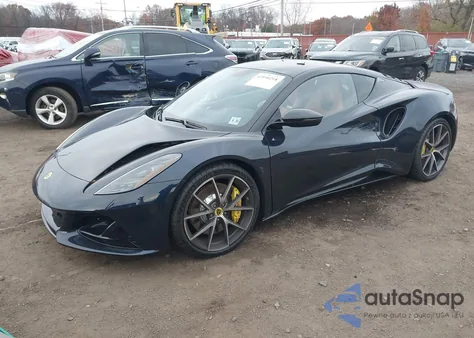 2024 Lotus Emira First Edition z USA, uszkodzony, nr VIN SCCLEKMX0RHA45053